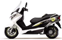 Wasserstoff betriebener Motorroller von Suzuki/Burgman